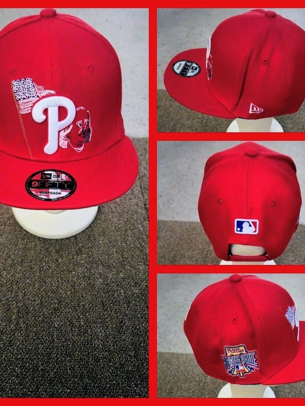 PHILADELPHIA PHILLIES MLB BASEBALL SNAPBACK HAT.